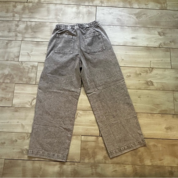 GAP High Rise Wide-Leg Drawstring Denim - Picture 3 of 3